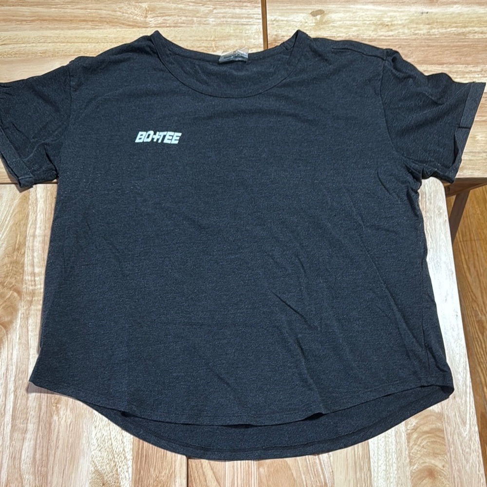 Women's Black/ Grey Short Sleeve Tee
